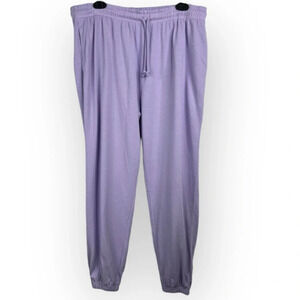 Topshop Maternity Jogger Sweatpants Women’s Size 10 Purple Lilac Elastic